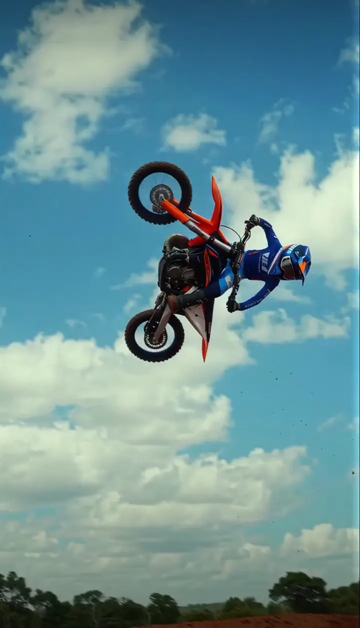 Kék UFO motoros bukósisak közelről